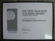 90 Tourism Award